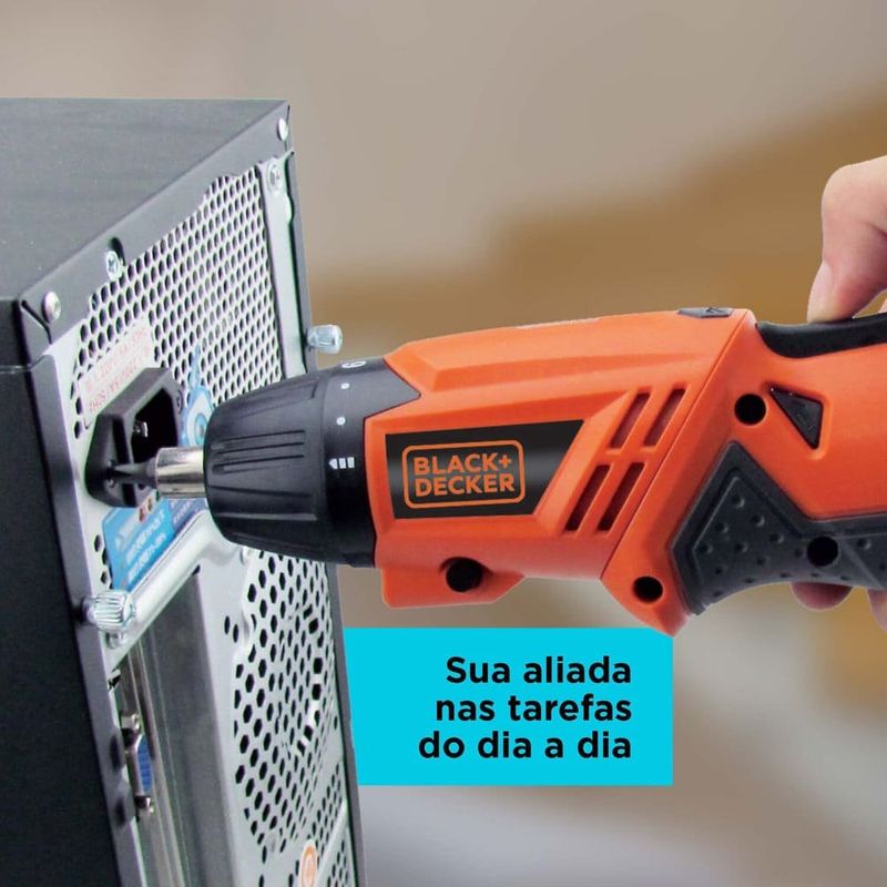 parafusadeira black+decker bateria 4815k