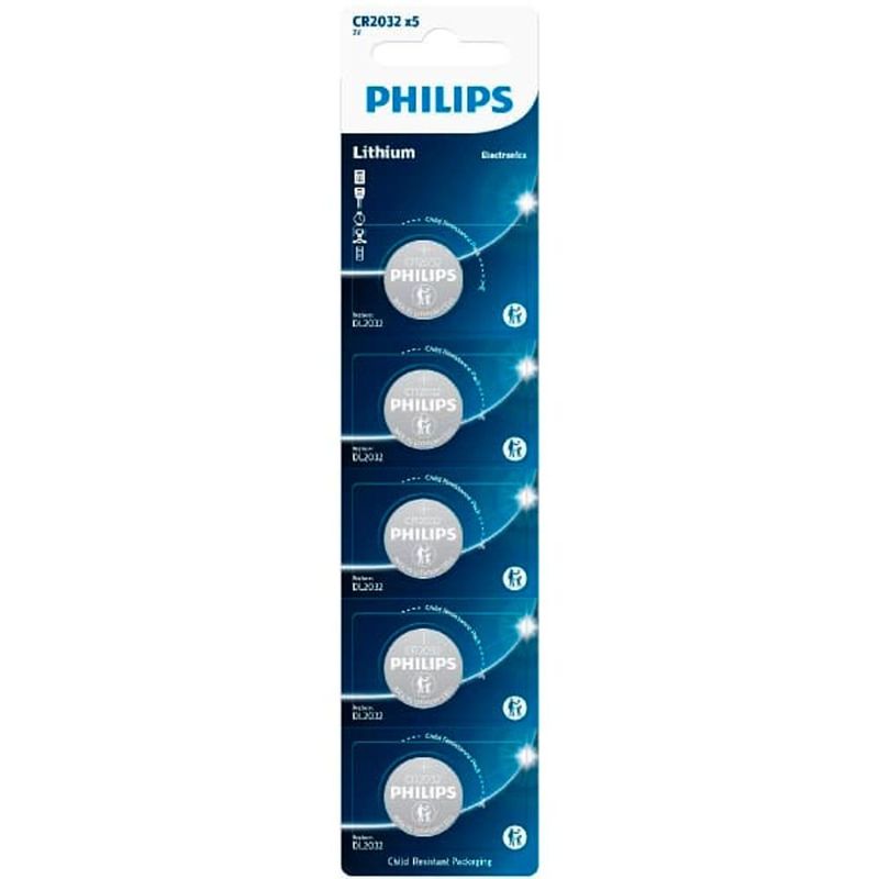 mini bateria philips cr2032 cr2032p5b/59 (mp)