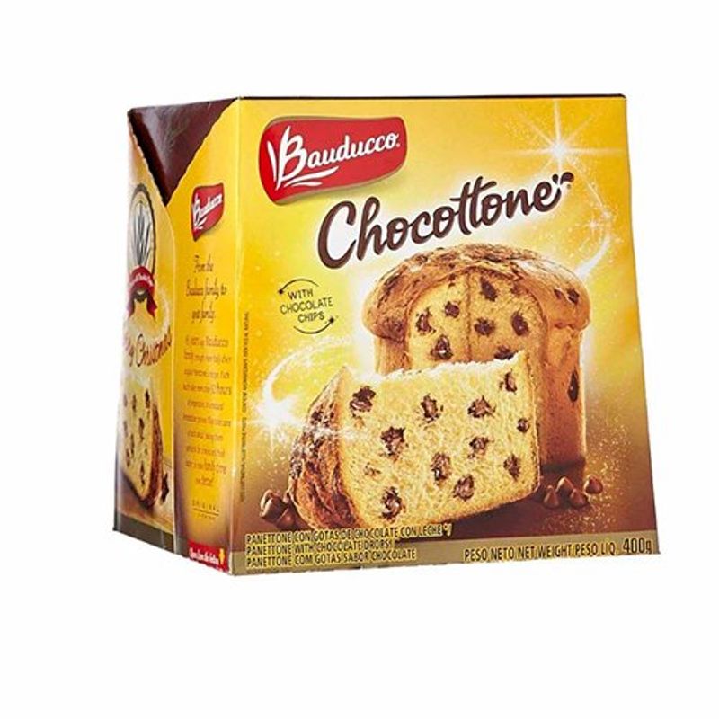 chocottone bauducco gotas sabor chocolate 400g