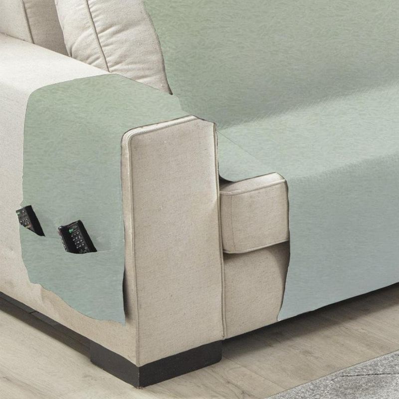 protetor branyl sofá home decor 02 lugares bege (mp)