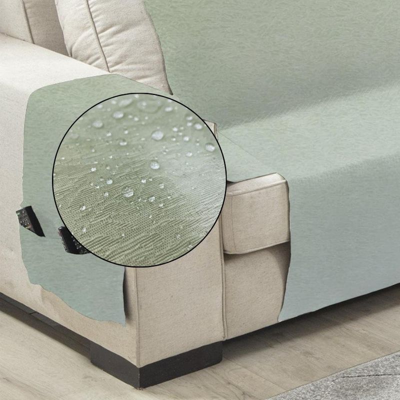 protetor branyl sofá home decor 02 lugares bege (mp)