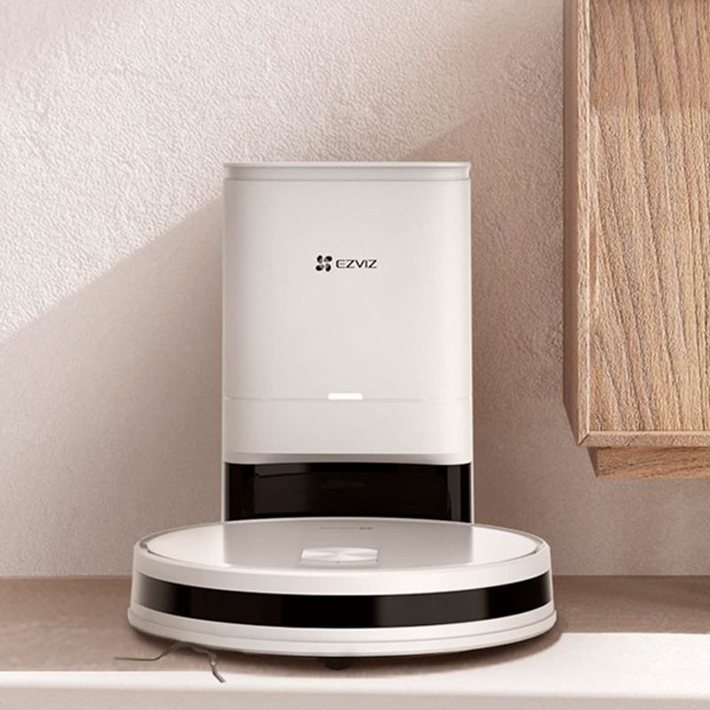 robô aspirador inteligente ezviz rc3-plus base autolimpante (mp)
