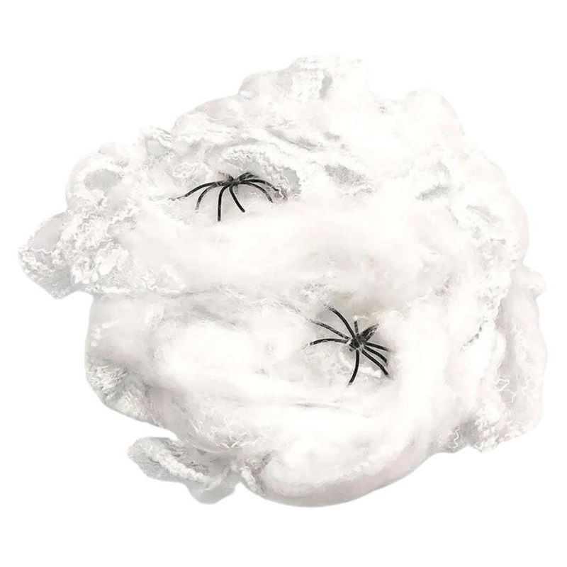 teia de aranha branca pacote com 20g paf333 (mp)