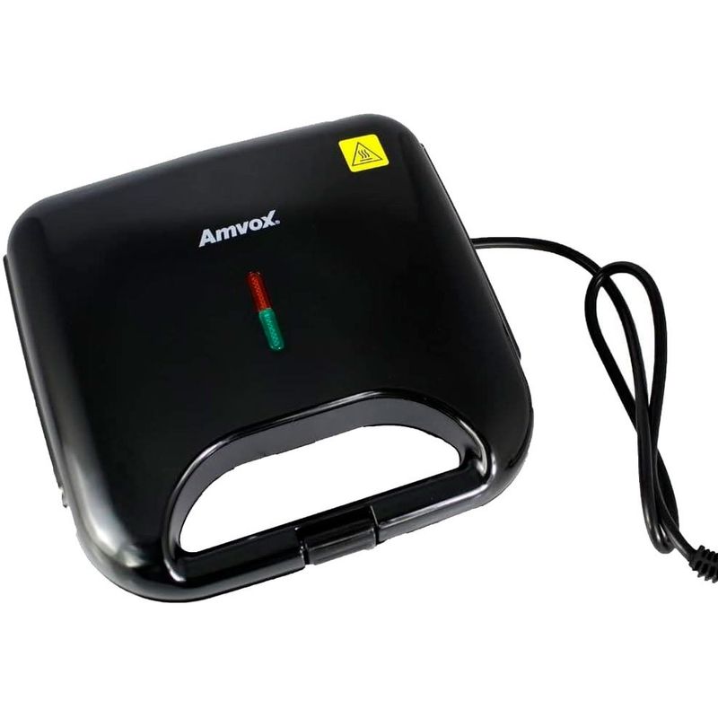 sanduicheira amvox ams370 750w preto (mp)