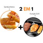 sanduicheira amvox ams370 750w preto (mp)