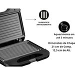 sanduicheira amvox ams370 750w preto (mp)