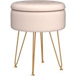 puff banqueta cpintltr veludo bege a-bi