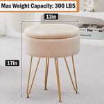 puff banqueta cpintltr veludo bege a-bi