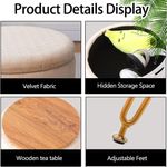 puff banqueta cpintltr veludo bege a-bi