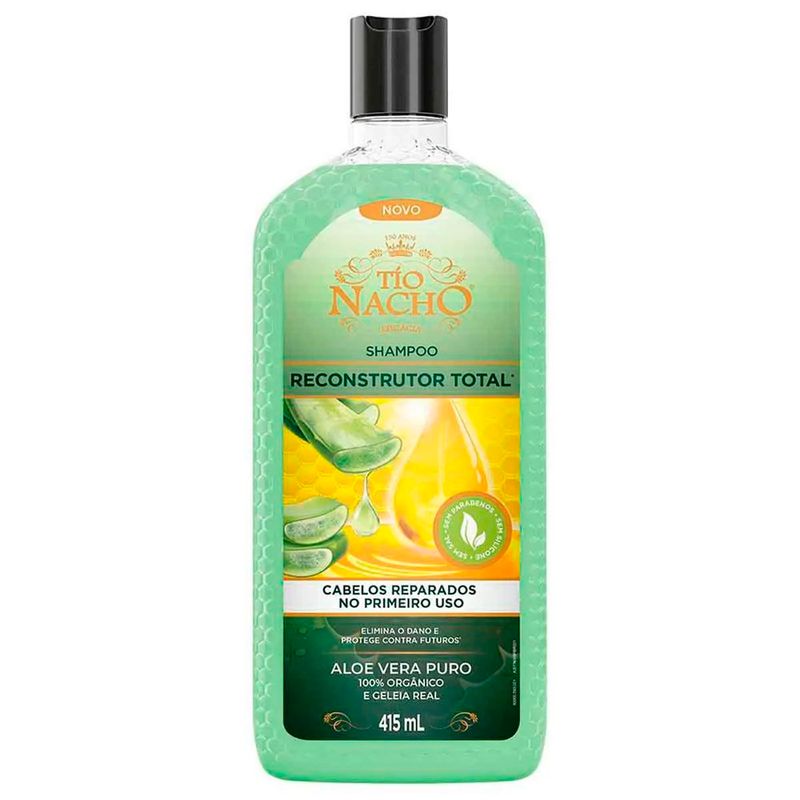 shampoo tio nacho reconstrutor total 415ml