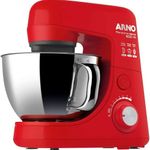 batedeira planetária arno new deluxe sx7505b1 inox 127v vermelho (mp)