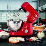 batedeira planetária arno new deluxe sx7505b1 inox 127v vermelho (mp)