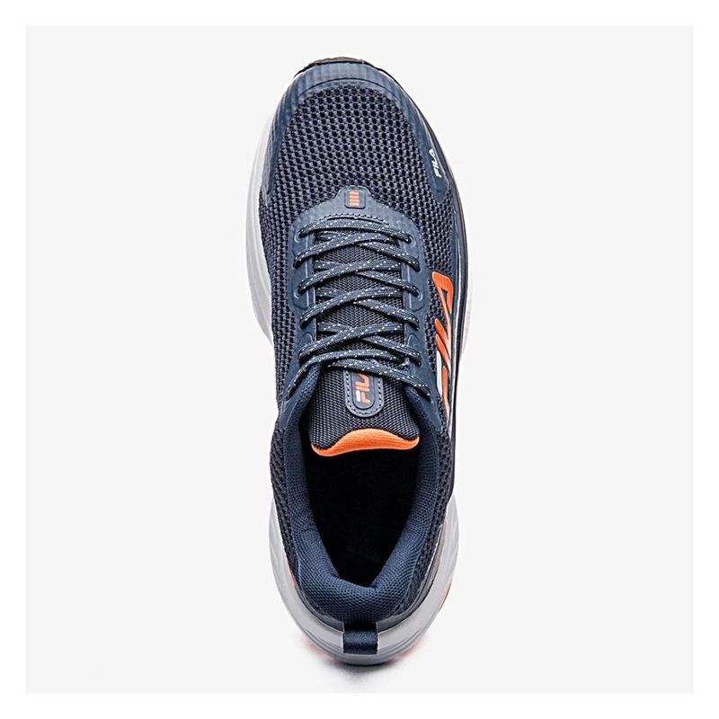 tênis masculino n°41 fila prisma marinho laranja (mp)