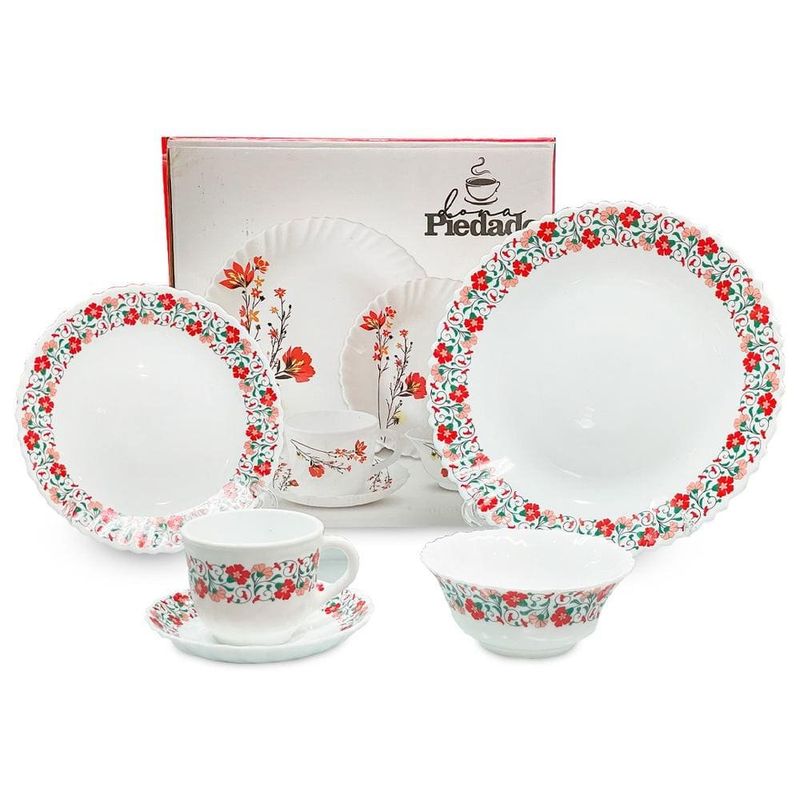 jogo de jantar fratelli 20 peças english summer (mp)