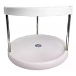 organizador giratório casita multiuso 24x18cm branca (mp)