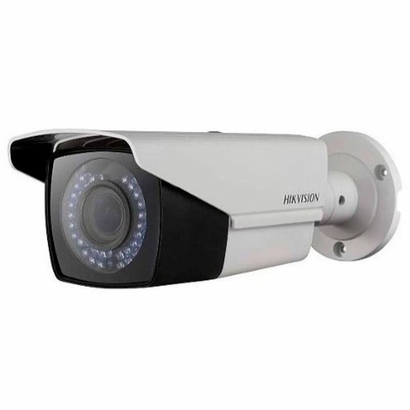 câmera de segurança hikvision analógica bullet varifocal 720p (mp)