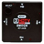 hub hdmi 3 portas knup kp-3456 preto (mp)