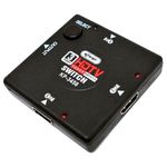 hub hdmi 3 portas knup kp-3456 preto (mp)