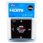 hub hdmi 3 portas knup kp-3456 preto (mp)