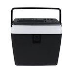 caixa térmica bel 28 litros preta e branca 072855 (mp)