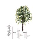 árvore artificial visteria florarte creme x840 1,5 metro 43694001 (mp)