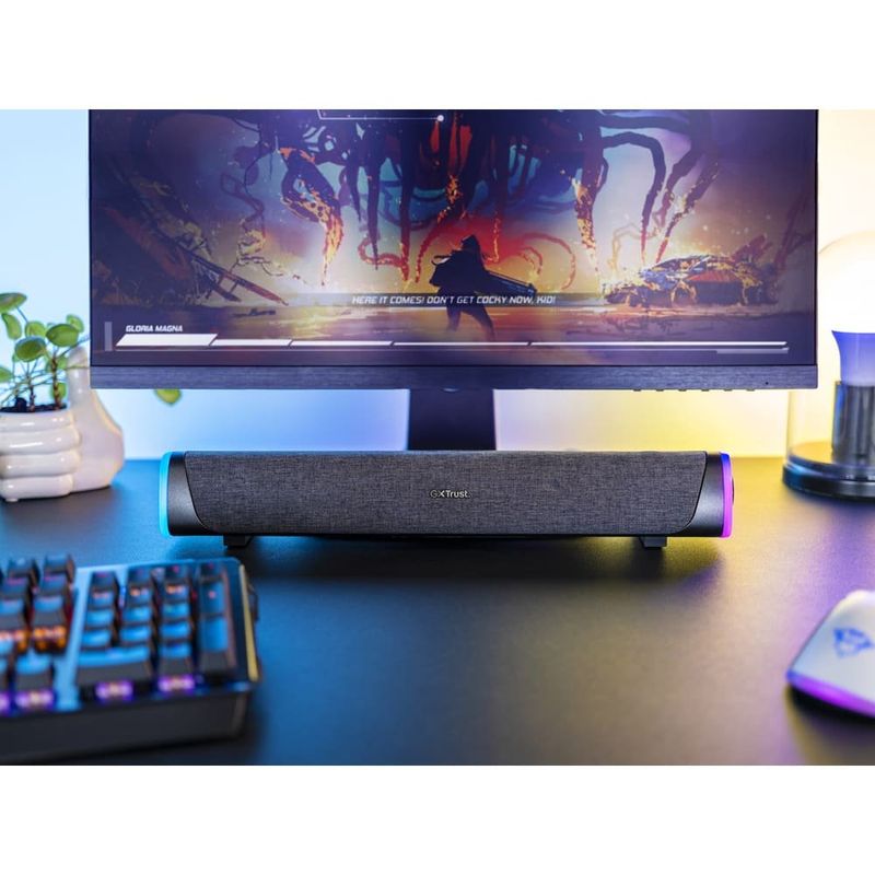 soundbar trust gamer rgb gxt 620 axon 12w preto 24482