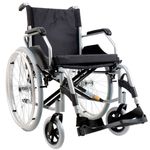 cadeira de rodas dellamed em alumínio dobrável até 120kg d600 (mp)