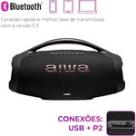 caixa de som boombox aws-bbs-01b aiwa 74889 bivolt (mp)