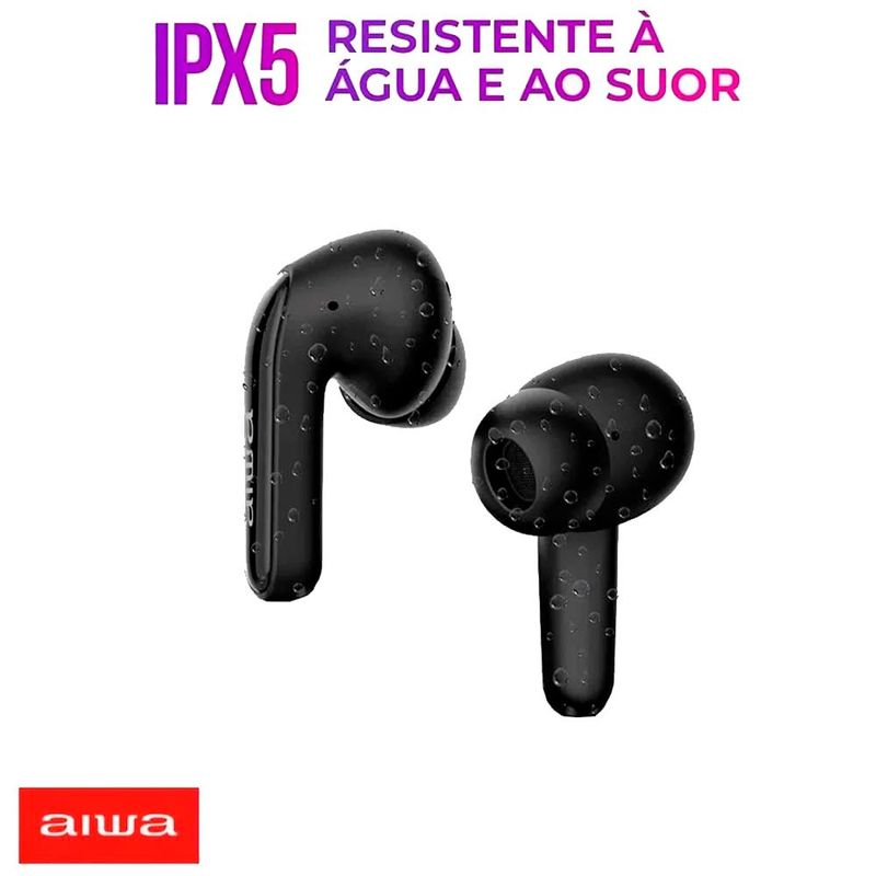 fone de ouvido earbud aws-eb-01-b aiwa preto (mp)