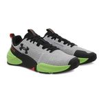 tênis para treino masculino n° 39 under armour tribase reps 2 cinza preto verde (mp)