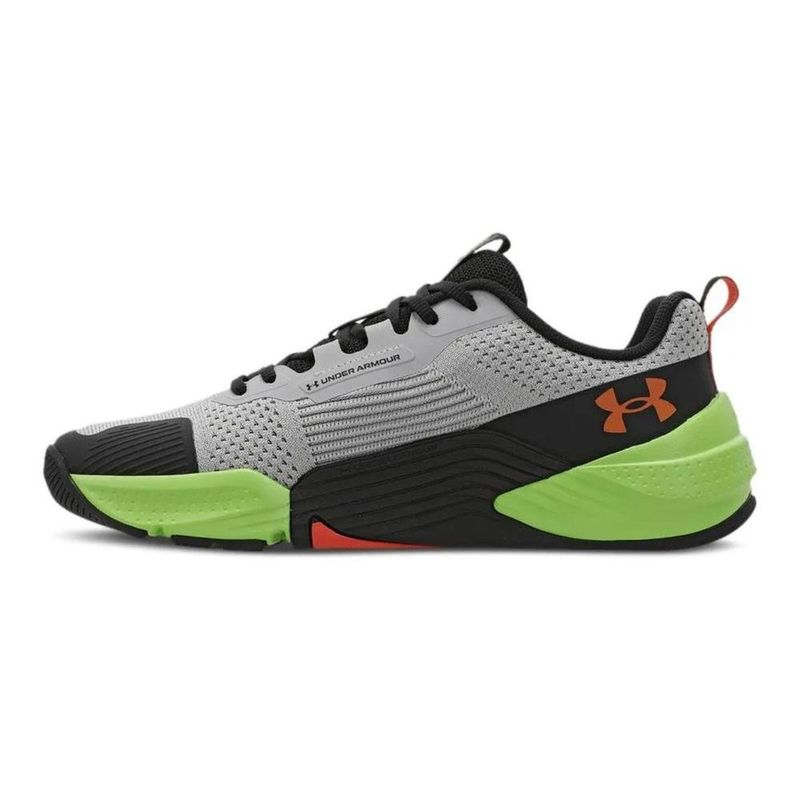 tênis para treino masculino n° 40 under armour tribase reps 2 cinza preto verde (mp)
