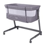 berço infantil acoplável co-bed link voyage cinza mescla 79x63x92cm (mp)