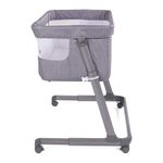 berço infantil acoplável co-bed link voyage cinza mescla 79x63x92cm (mp)