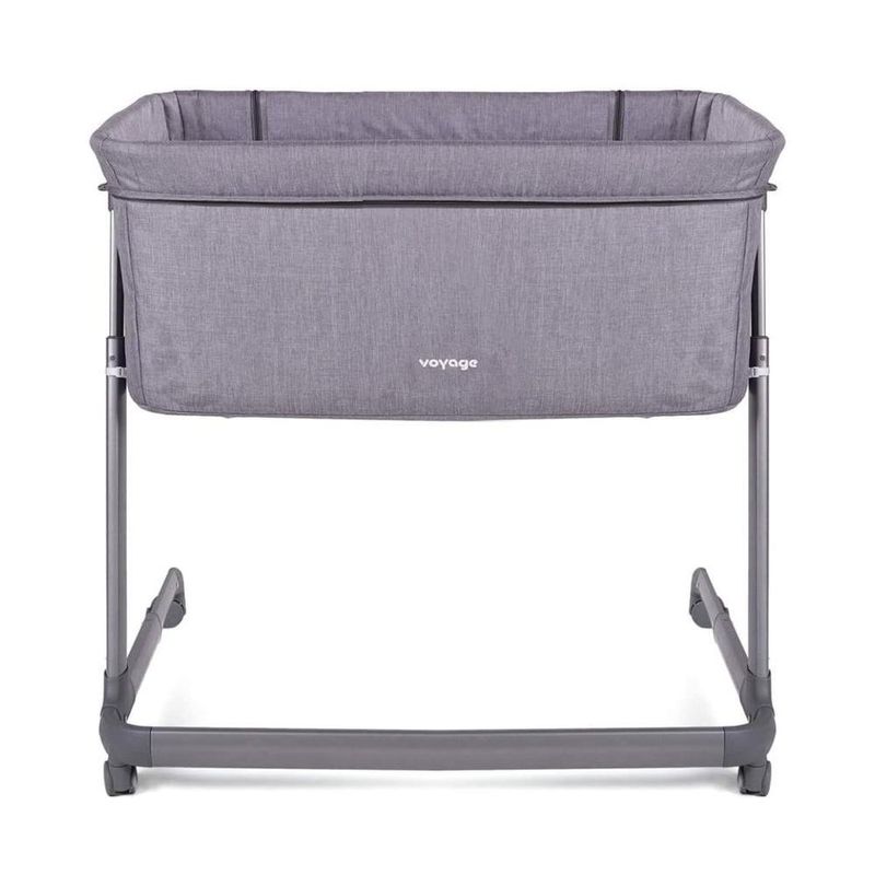 berço infantil acoplável co-bed link voyage cinza mescla 79x63x92cm (mp)