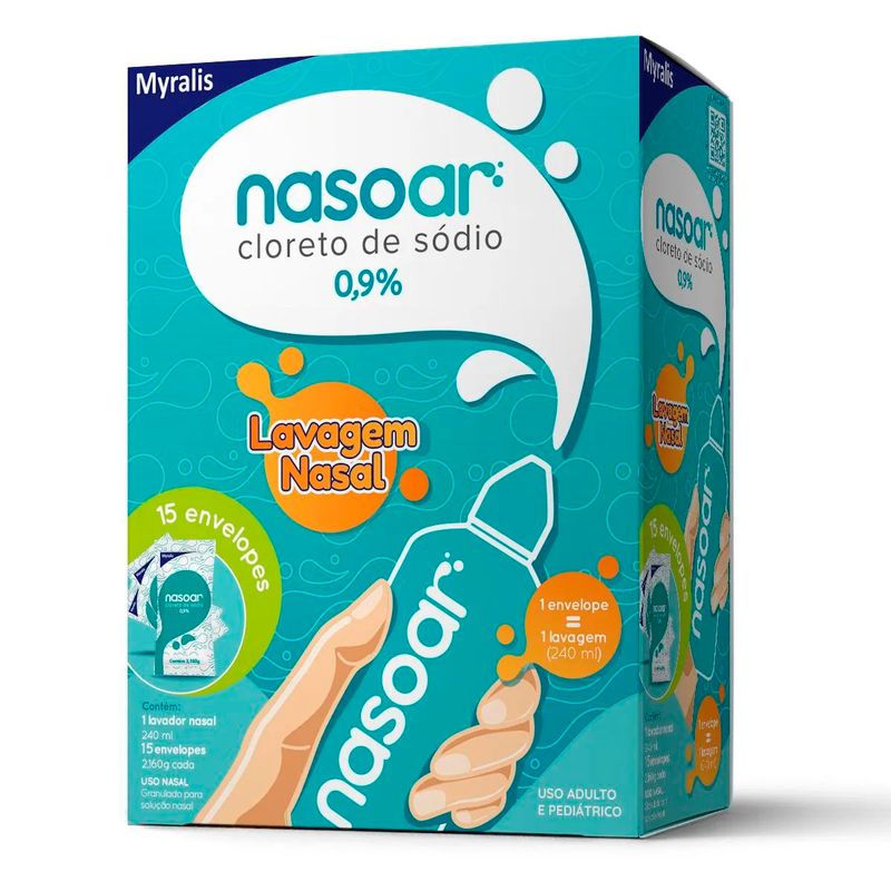 nasoar 0,9% refil 15 envelopes myralis