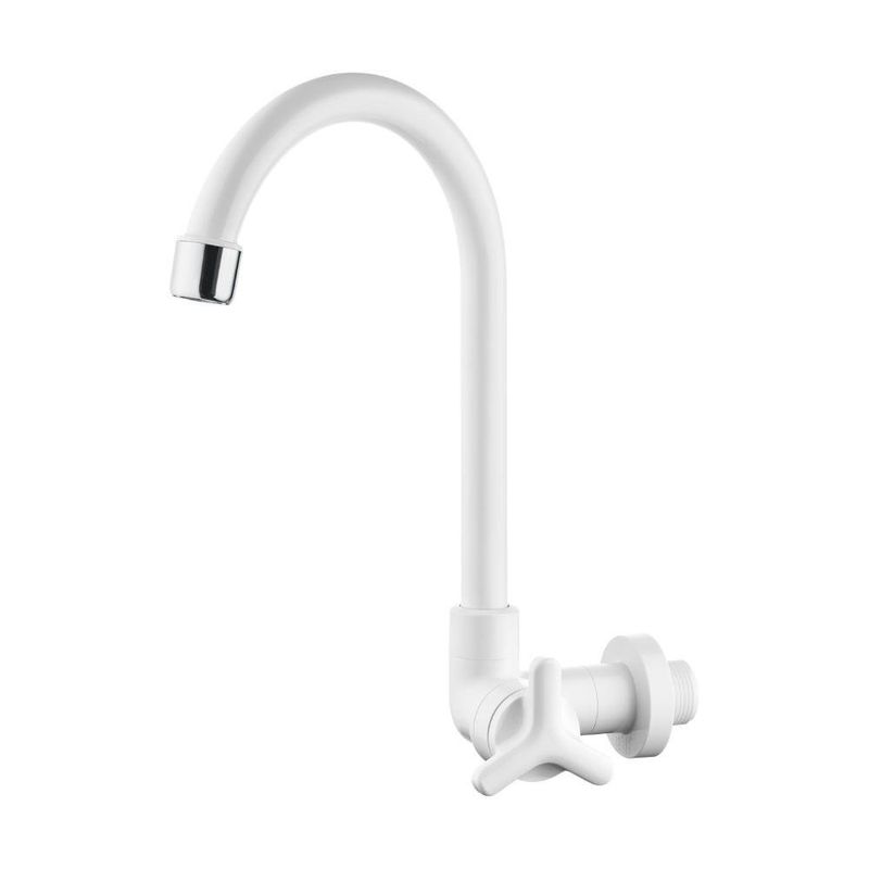 torneira de parede para cozinha herc bica móvel sicília 2910 branco (mp)