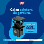 caixa coletora de gordura herc 42 litros 1000000545 preto (mp)