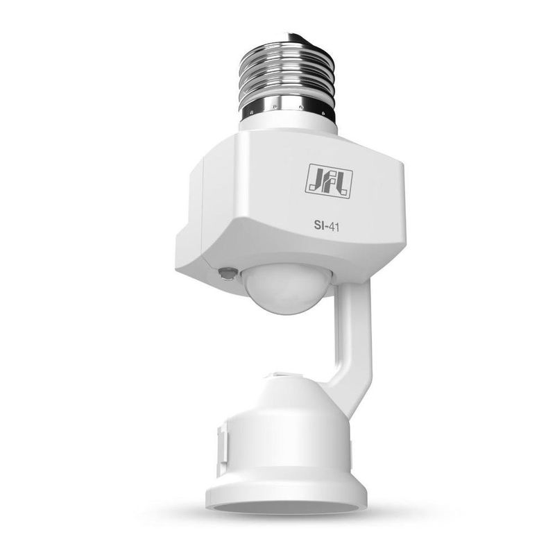 sensor de presença para iluminação jfl com soquete e27 si-41 (mp)