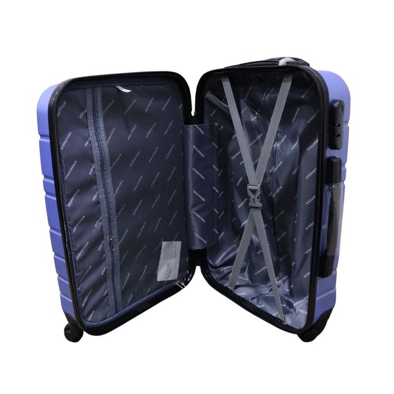 mala de viagem international m 59x42cm azul abs 1703 (mp)