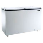 freezer horizontal esmaltec 468 litros 2 portas 127v branco ech500 (mp)