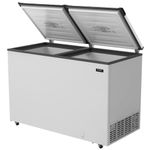 freezer horizontal esmaltec 468 litros 2 portas 127v branco ech500 (mp)