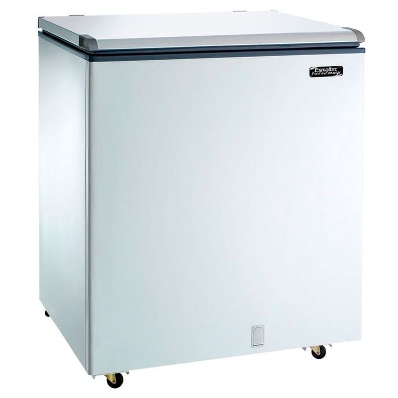 freezer horizontal esmaltec 230l conservador ech250 cig 127v 0105001622 branco (mp)