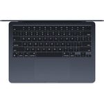 macbook m3 tela 13.6" 8gb de ram 256gb midnight a-bi