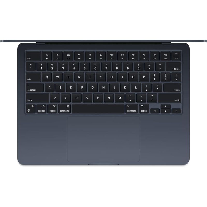 macbook m3 tela 13.6" 8gb de ram 256gb midnight a-bi