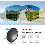 óculos esportivo para ciclismo com 3 lentes ukoly a-bi