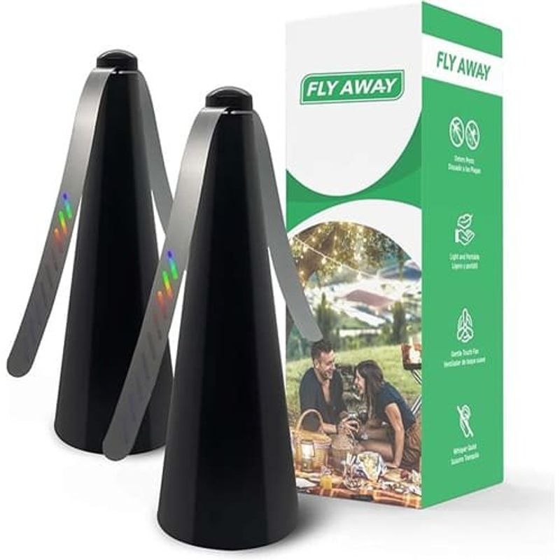 espanta mosca repelente de mesa 2 peças fly away a-bi