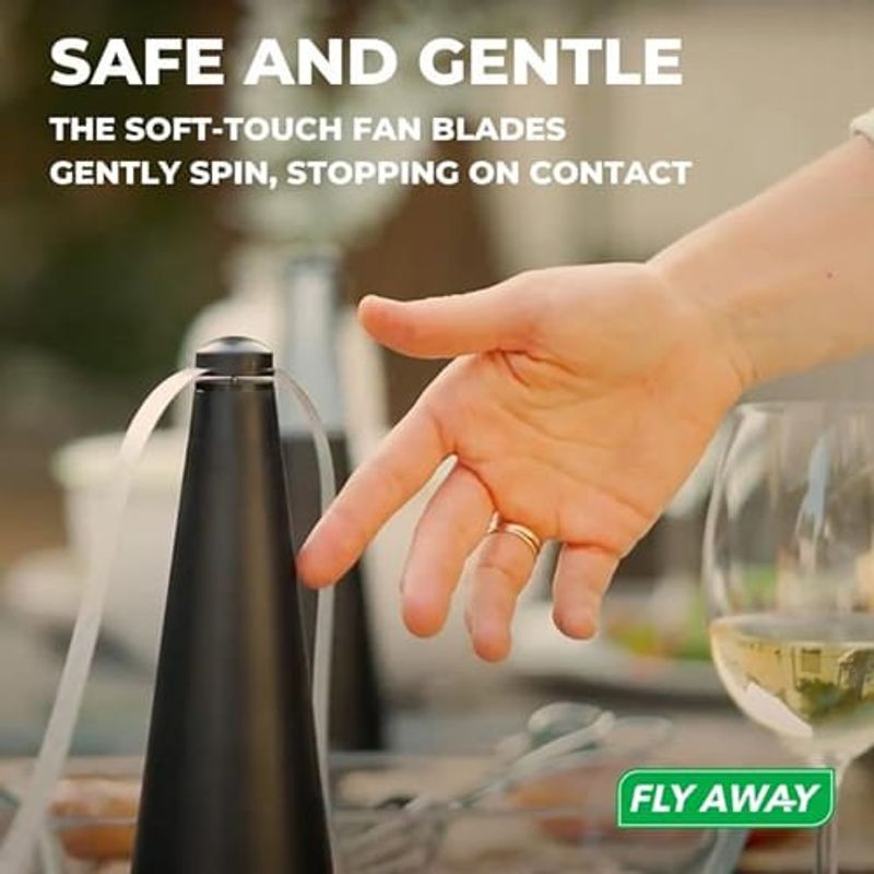 espanta mosca repelente de mesa 2 peças fly away a-bi