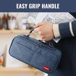 estojo duplo para lápis joinpro azul a-bi