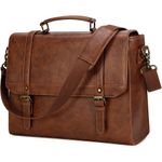 bolsa mensageiro de couro igolumon marrom a-bi