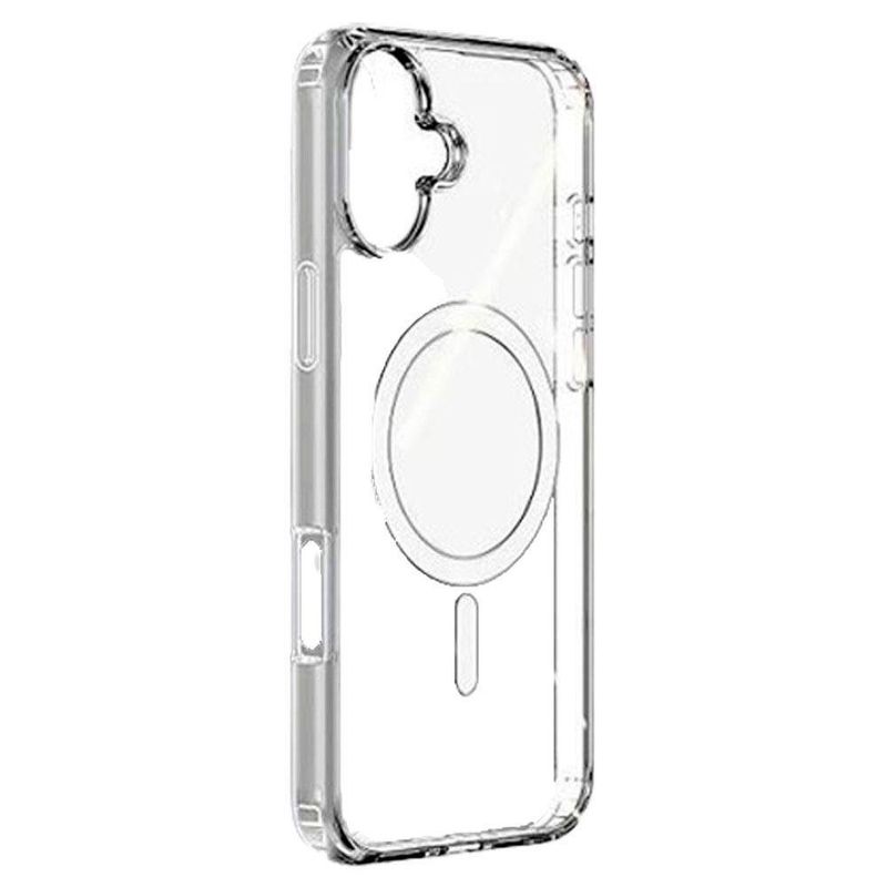 capinha de celular iphone 16 plus clear case transparente magsafe (mp)